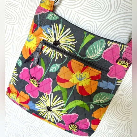 Vera Bradley Hipster Crossbody Jazzy Blooms - Picture 4 of 15
